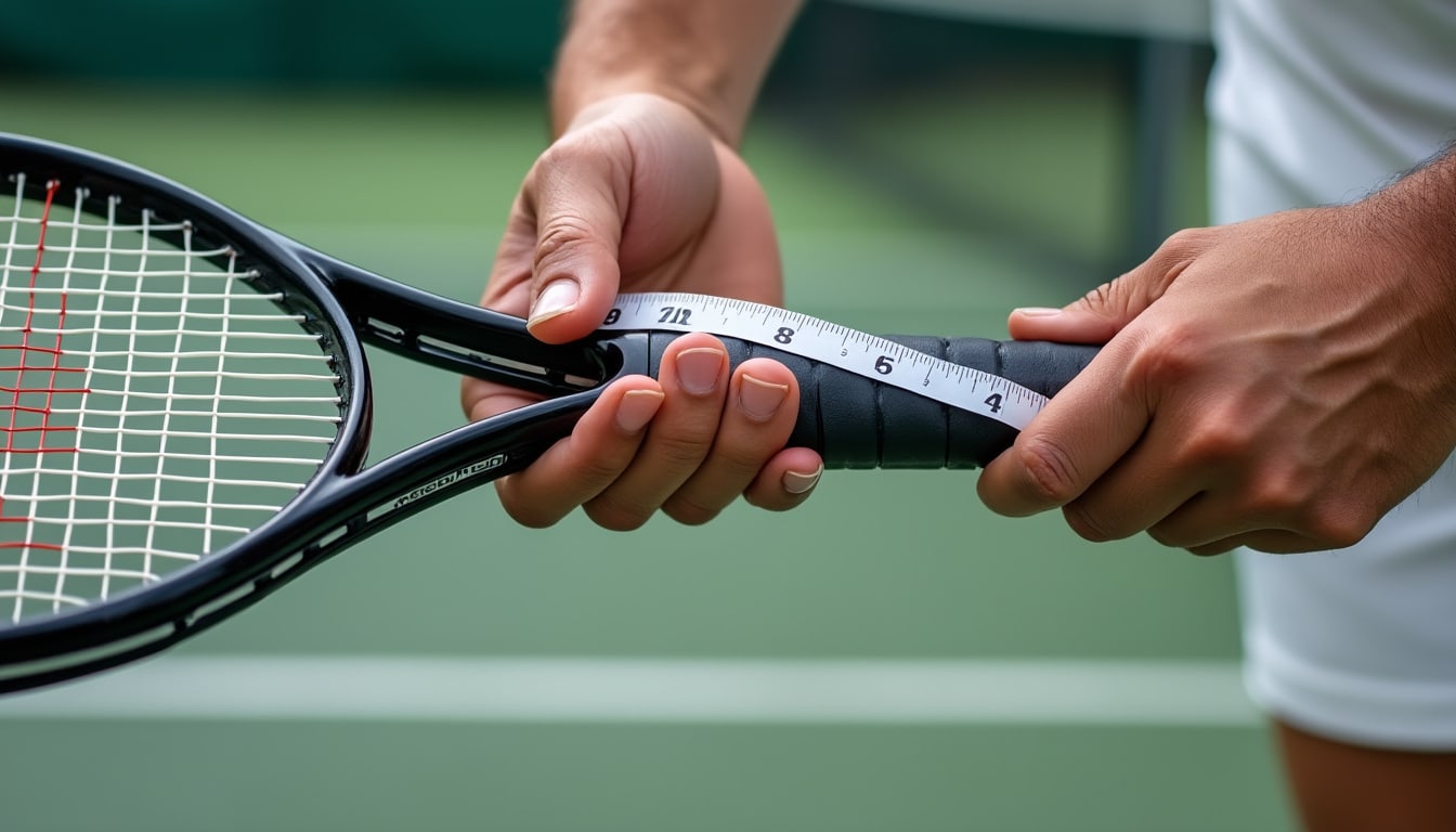 découvrez comment mesurer votre main et choisir la taille de grip idéale pour une prise en main confortable et un meilleur contrôle de votre raquette.